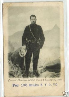 BOER War General Christiaan de Wet in Uniform 1899