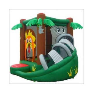 Safari Bounce House w Slide Inflatable Bouncer Jumper
