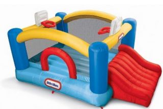   Inflatable Sports Theme Bounce House Bouncer Slide Little Tikes