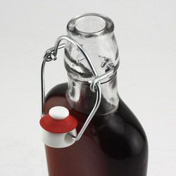 Bormioli Rocco Glass Swing Top Pocket 8.5 oz Flask   Set of 6 
