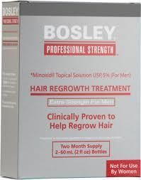 Bosley Hair Regrowth Treatment 5 Two 2oz Bottles Men