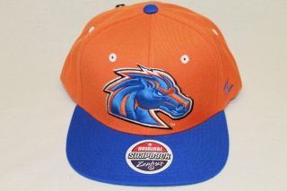 Boise State Broncos NCAA Snapback Hat Cap REFRESH Orange Blue