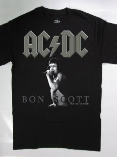  AC DC Bon Scott AC DC New Black T Shirt