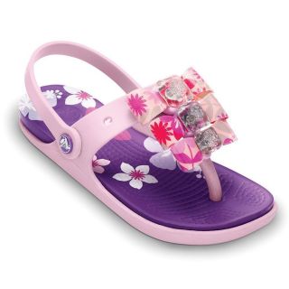 Toddler Girls Crocs Reina Bows Sandals size 10 11