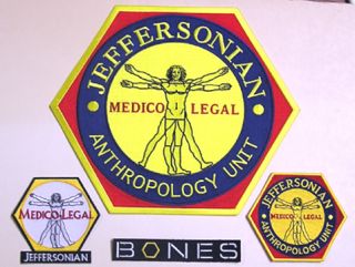 Bones Jeffersonian Anthropology Jacket Back Patch 8