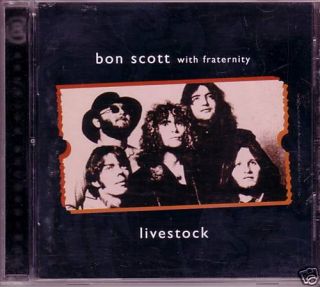 Bon Scott with Fraternity Livestock 1998 RARE CD AC DC 633978001825 
