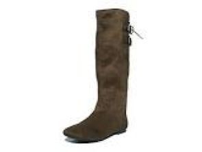 Material Girl Brown Bonita Boots Size 7.5 New