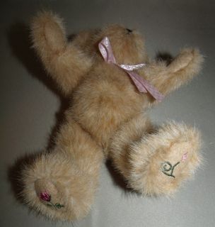 Boyds Bear Petite Girl Light Brown with Pink Accents 8 inch Jointed 