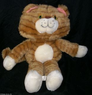 Vintage 1984 Avon Orange Striped Tabby Kitty Cat Carmichael Stuffed 