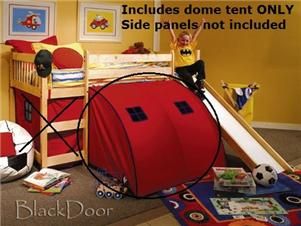 Kids Red Igloo Tent Kit for Junior Loft Bed