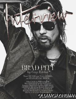Brad Pitt Interview Magazine October 2012 Michelle Dockery Joaquin 