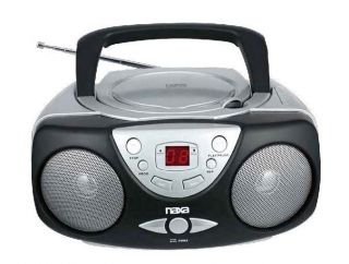 Naxa Portable Boombox CD Player with Am FM Stereo Radio