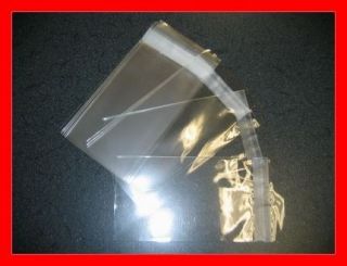 1000 3x5 Clear Resealable Cellophane / Poly / BOPP Bags 3 x 5