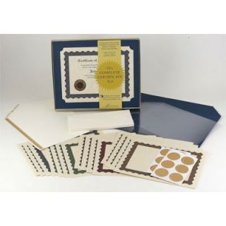 Complete Kit 12 Border Certificate Paper