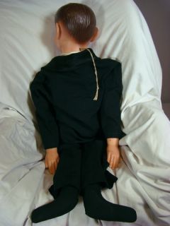 juro 1968 30 charlie mccarthy ventriloquist dummy puppet doll works
