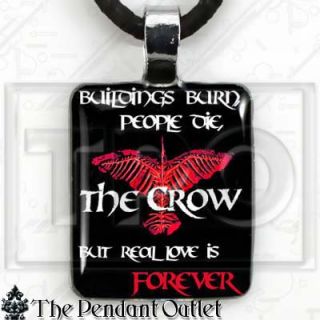 Crow Brandon Lee Goth Emo Gothic Movie Bird Necklace 3