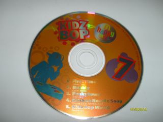 McDonalds Happy Meal Kids Songs Kidz Bop 7 Music CD First Time Bubbly 