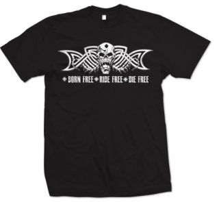listing is for a born free ride free die free biker t shirt choose 