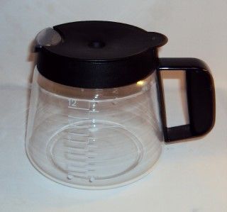 Braun 12 Cup Replacement Coffee Pot Maker Carafe Black