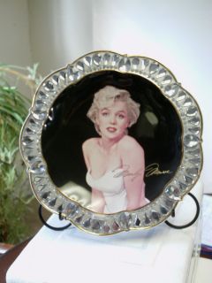Bradford Exchange Marilyn Monroe Collector Plate Amethyst Legend