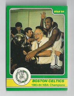 1984 Star Company Boston Celtics 1983 84 NBA Champions SET Larry Bird