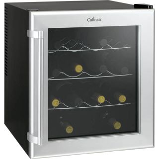Compact Wine Cooler Refrigerator ~ Countertop Glass Door Mini Fridge 