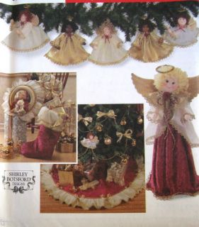   Skirt Pattern Ornament Angel Wreath Tree Topper S7938 Botsford