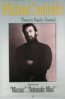 Michael Sembello 1983 Bossa Nova Hotel Maniac Poster