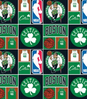  Boston Celtics Fabric by The Yard