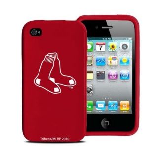 Boston Red Sox Silicone iPhone 4 Phone Cover Case Skin