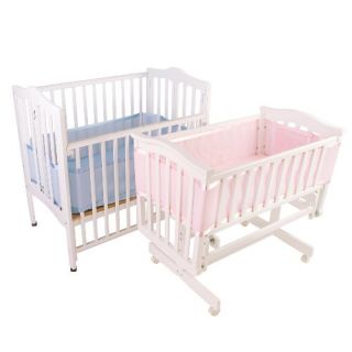 New Breathablebaby Breathable Bumper for Portable and Cradle Cribs 