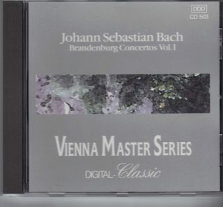 Johann Sebastian Bach Brandenburg Concertos Vol 1