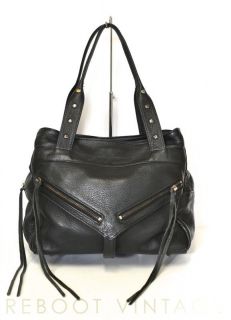 Botkier Trigger in Black Leather Original Medium Studded Handbag 