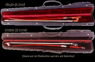 auction is for a SINGLE BOW CASE   if you would like the TWO BOW 