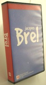 rare jacques brel films for the humanities vhs