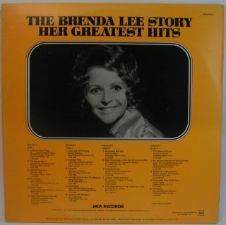 The Brenda Lee Story Her Greatest Hits 2LP Israel