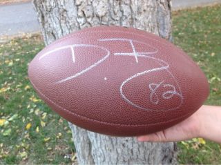 Dwayne Bowe Kansas City Chiefs Signed Autographed Football