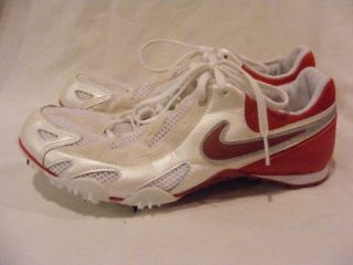 Mens Nike Bowerman Track Field Cleats Shoes Red Sz 10 44 Worn Once 