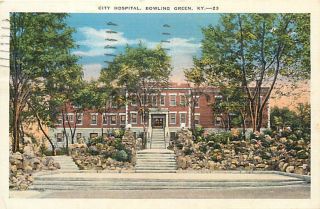 KY Bowling Green City Hospital mailed 1939 Early T67181