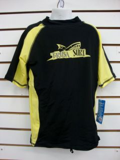 Boys SPF 50 Surf Shirt Rash Guard Short Sleeve Small thru XL RGCPS 