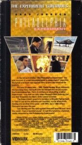 VHS Philadelphia Experiment 2 Brad Johnson