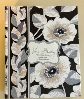 Vera Bradley Camellia Address Book NWT Beautiful Pattern Great for 