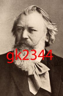 Johannes Brahms Germany Composer Pianist Musician Classical Music 