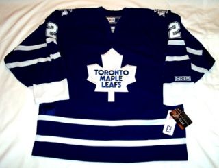 BRIAN LEETCH   size MEDIUM   Toronto Maple Leafs CCM 550 Hockey Jersey 