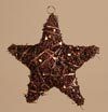 Bright Ideas Chocolate Glitter Rattan Star New