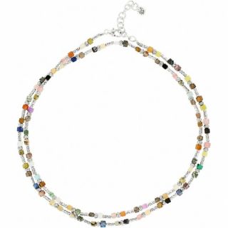 PC Set Brighton Jewelry $156 Cubed Long Necklace Bracelet Earrings 