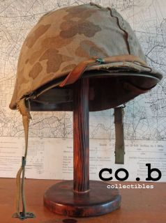  WWII US M1 Marine Combat Helmet
