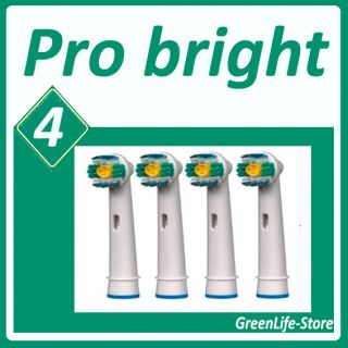 Pcs for Oral B Braun Toothbrush Heads Replacement 3D White Pro 