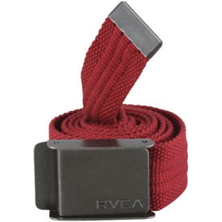 click an image to enlarge rvca bray web belt red being the loudest and 