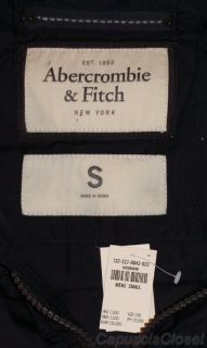Abercrombie Fitch Mens Vest Calkins Brook Down Puffer Jacket Outerwear 